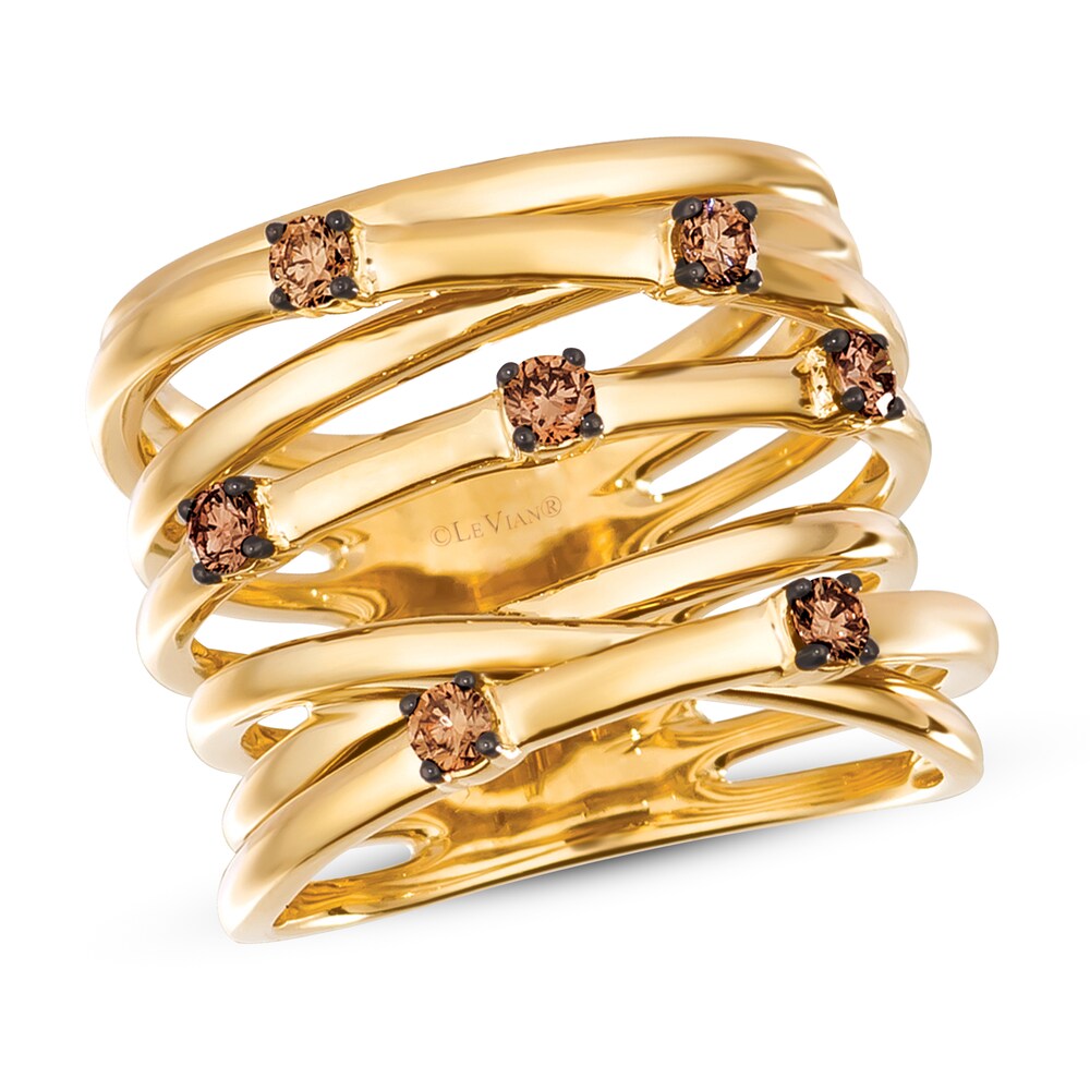 Le Vian Diamond Ring 1/3 ct tw Round 14K Honey Gold F0VOPvJ4 Le Vian Diamond Ring 1/3 ct tw Round 14K Honey Gold F0VOPvJ4