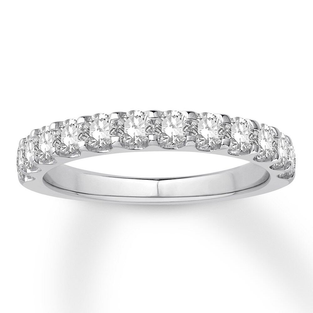 Colorless Diamond Anniversary Band 7/8 ct tw 14K White Gold F6PI3vB9 Colorless Diamond Anniversary Band 7/8 ct tw 14K White Gold F6PI3vB9