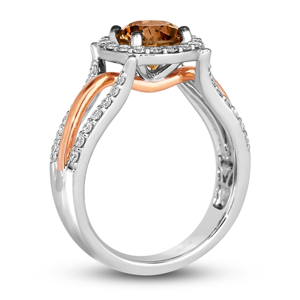 Le Vian Diamond Ring 2 ct tw Round 14K Two-Tone Gold F7MdpIOK Le Vian Diamond Ring 2 ct tw Round 14K Two-Tone Gold F7MdpIOK