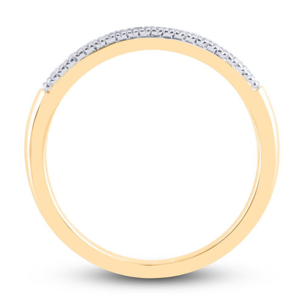 Diamond Stackable Anniversary Band 1/10 ct tw Round 14K Yellow Gold F8GYGWHw Diamond Stackable Anniversary Band 1/10 ct tw Round 14K Yellow Gold F8GYGWHw