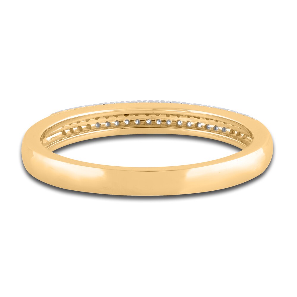 Diamond Stackable Anniversary Band 1/10 ct tw Round 14K Yellow Gold F8GYGWHw Diamond Stackable Anniversary Band 1/10 ct tw Round 14K Yellow Gold F8GYGWHw