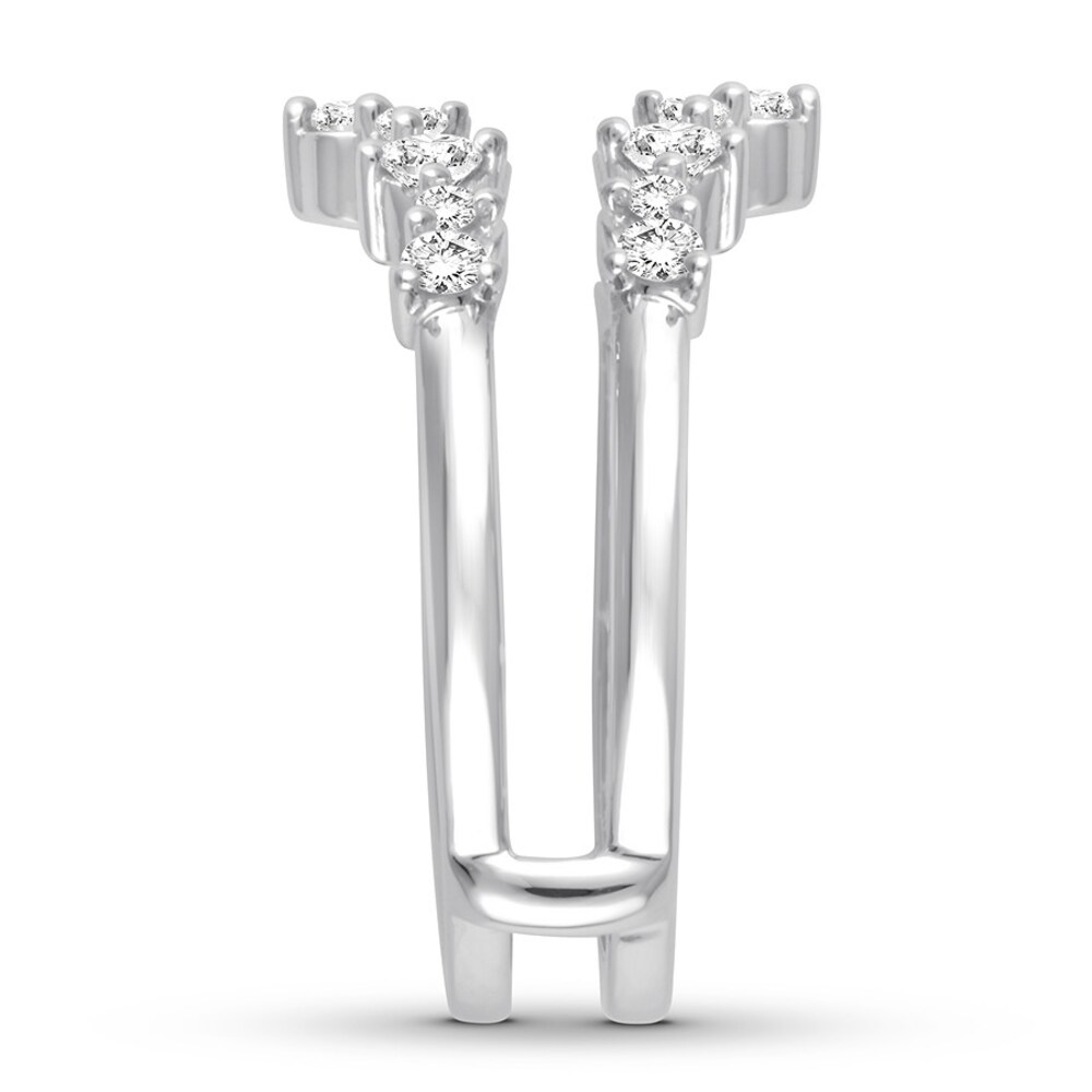 Diamond Enhancer Ring 5/8 ct tw Round-cut 14K White Gold FUJuTdeK Diamond Enhancer Ring 5/8 ct tw Round-cut 14K White Gold FUJuTdeK