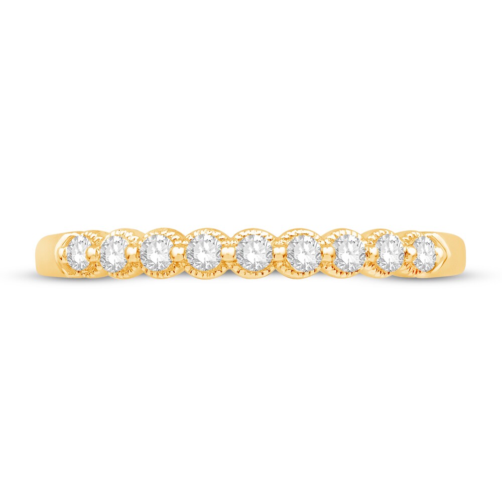 Diamond Anniversary Ring 1/5 ct tw Round 14K Yellow Gold Fc8aD9Kx Diamond Anniversary Ring 1/5 ct tw Round 14K Yellow Gold Fc8aD9Kx