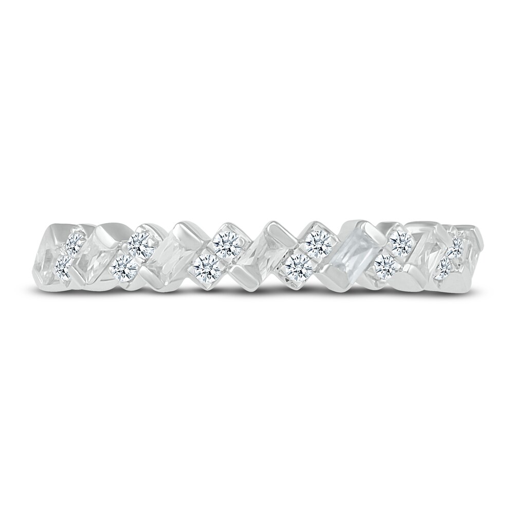 Diamond Anniversary Band 1/4 ct tw Round/Baguette 14K White Gold FfijjWCk Diamond Anniversary Band 1/4 ct tw Round/Baguette 14K White Gold FfijjWCk