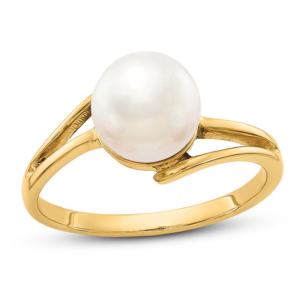 Cultured Freshwater Pearl Ring 14K Yellow Gold Fhj9Z1Tg Cultured Freshwater Pearl Ring 14K Yellow Gold Fhj9Z1Tg