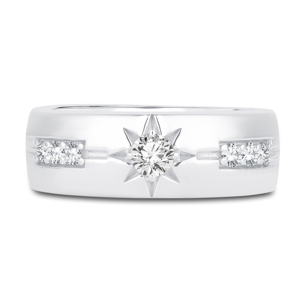 Men's Diamond Wedding Band 1/2 ct tw Round 14K White Gold FzfjPkjj Men's Diamond Wedding Band 1/2 ct tw Round 14K White Gold FzfjPkjj