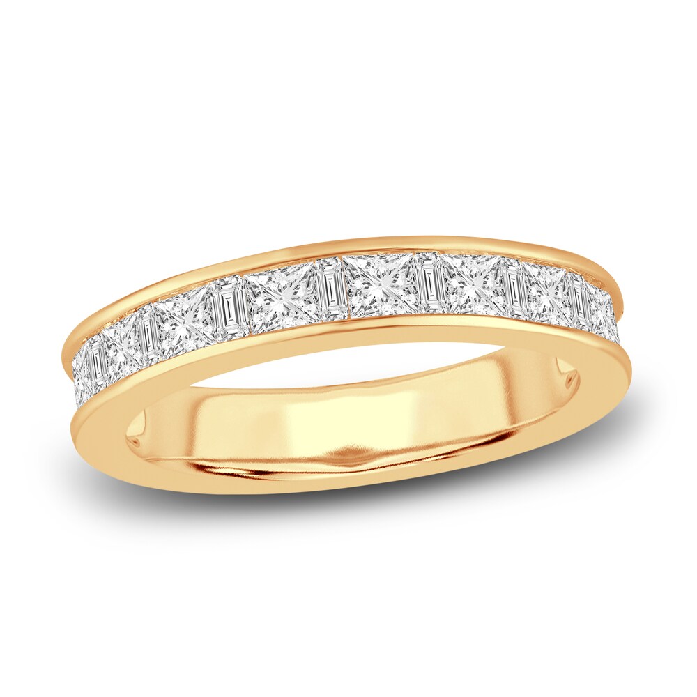 Diamond Eternity Band 2 ct tw Princess/Baguette 14K Yellow Gold G09c9Yyq Diamond Eternity Band 2 ct tw Princess/Baguette 14K Yellow Gold G09c9Yyq