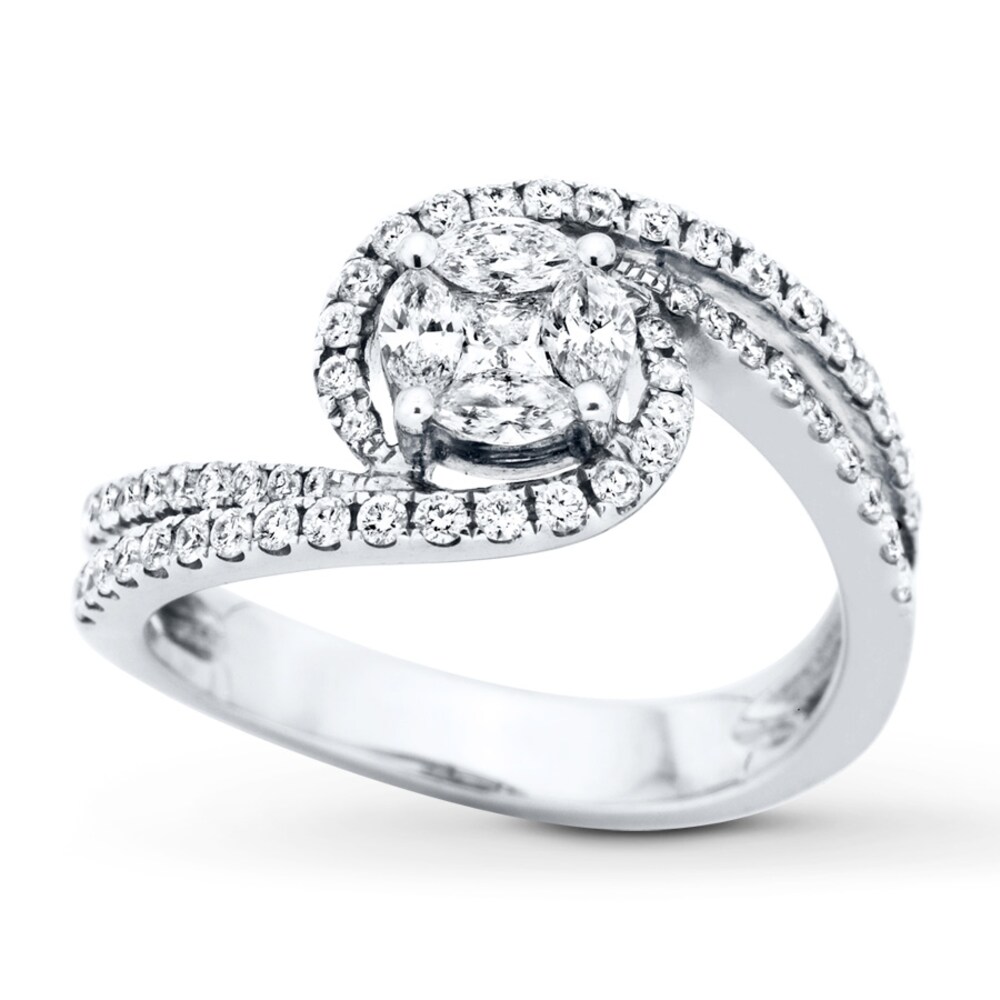 Diamond Ring 3/4 carat tw 14K White Gold GFUQe4Q3 Diamond Ring 3/4 carat tw 14K White Gold GFUQe4Q3