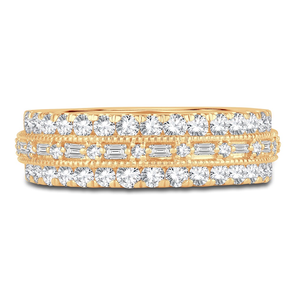 Diamond Eternity Band 2 ct tw Baguette/Round 14K Yellow Gold GYQsPDSy Diamond Eternity Band 2 ct tw Baguette/Round 14K Yellow Gold GYQsPDSy