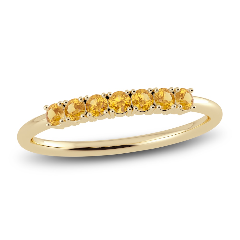 Juliette Maison Natural Citrine Half Eternity Ring 10K Yellow Gold Gkcjiqwn Juliette Maison Natural Citrine Half Eternity Ring 10K Yellow Gold Gkcjiqwn