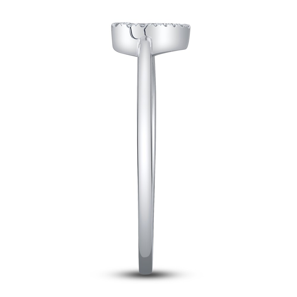 Shy Creation Diamond Accent Heart Ring Round 14K White Gold SC22005658 H96CoR9J Shy Creation Diamond Accent Heart Ring Round 14K White Gold SC22005658 H96CoR9J