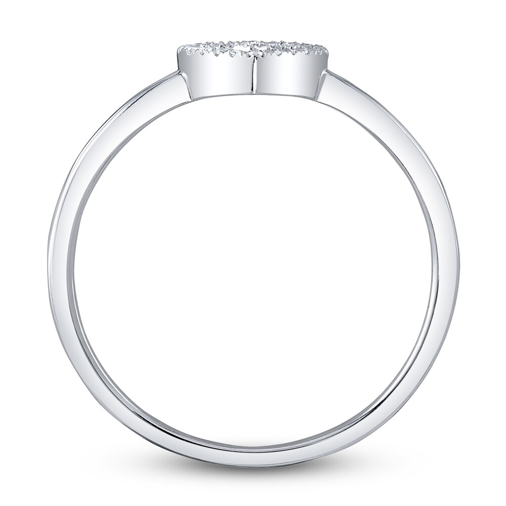 Shy Creation Diamond Accent Heart Ring Round 14K White Gold SC22005658 H96CoR9J Shy Creation Diamond Accent Heart Ring Round 14K White Gold SC22005658 H96CoR9J