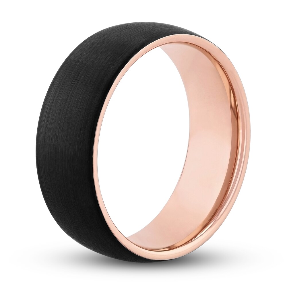 Wedding Band Two-Tone Tungsten 8mm HHYFXQTR Wedding Band Two-Tone Tungsten 8mm HHYFXQTR