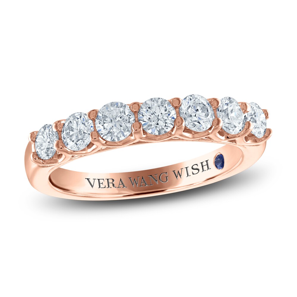 Vera Wang WISH Diamond Wedding Band 1 ct tw Round 18K Rose Gold HR3ZM4On Vera Wang WISH Diamond Wedding Band 1 ct tw Round 18K Rose Gold HR3ZM4On