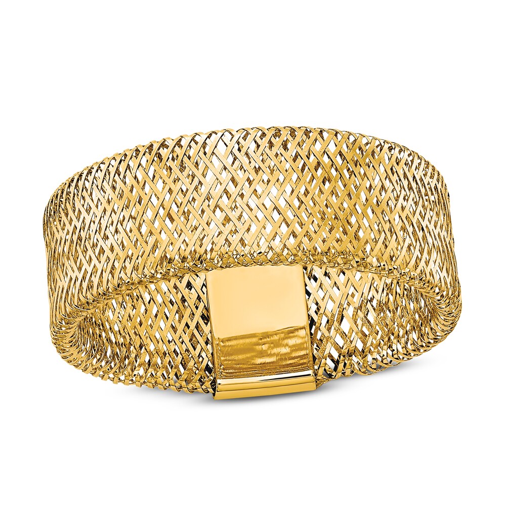 Polished Stretch Ring 14K Yellow Gold HVAhffOr Polished Stretch Ring 14K Yellow Gold HVAhffOr