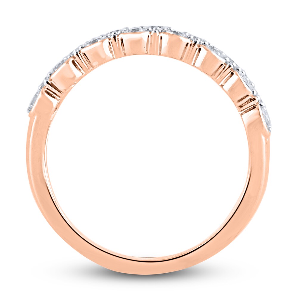 Diamond Anniversary Band 1/2 ct tw Round 14K Rose Gold HhgdBu1J Diamond Anniversary Band 1/2 ct tw Round 14K Rose Gold HhgdBu1J