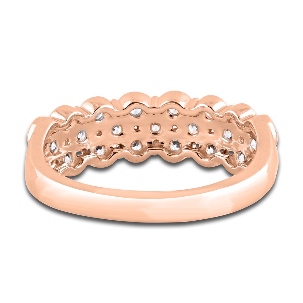 Diamond Anniversary Band 1/2 ct tw Round 14K Rose Gold HhgdBu1J Diamond Anniversary Band 1/2 ct tw Round 14K Rose Gold HhgdBu1J