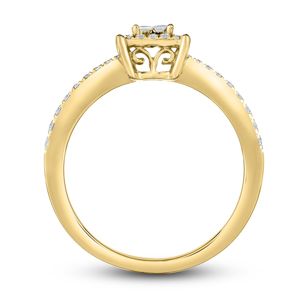 Diamond Ring 3/8 ct tw Round 14K Yellow Gold Hj8OSg5W Diamond Ring 3/8 ct tw Round 14K Yellow Gold Hj8OSg5W