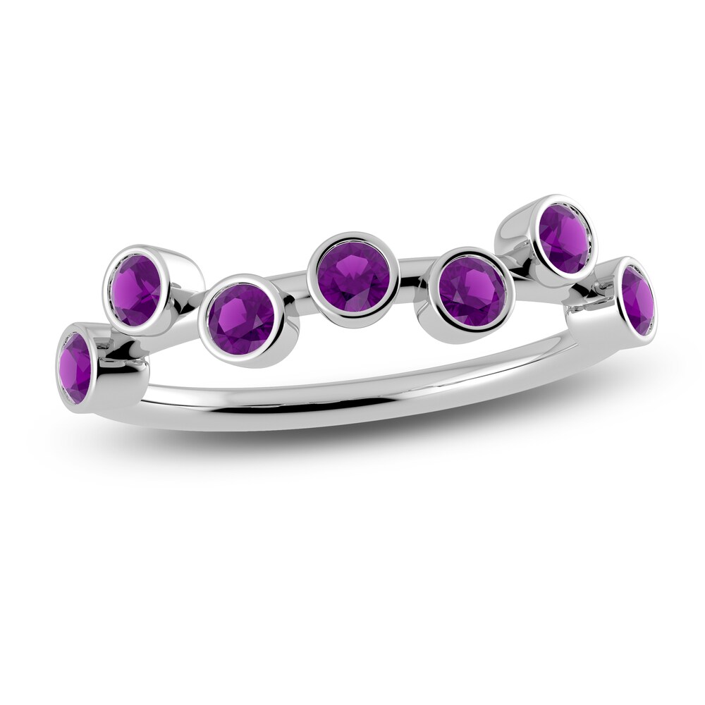 Juliette Maison Natural Amethyst Ring 10K White Gold HkrUKNB4 Juliette Maison Natural Amethyst Ring 10K White Gold HkrUKNB4