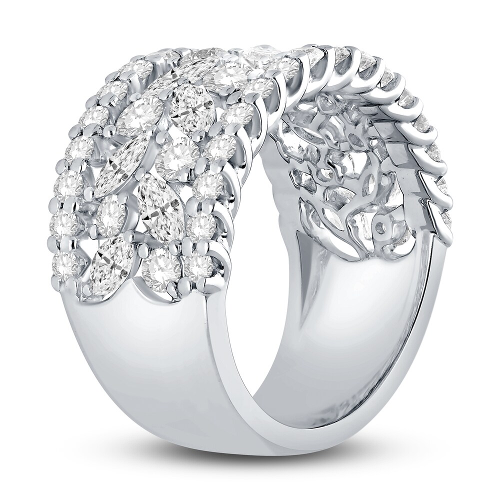 Diamond Anniversary Band 2-1/2 ct tw Marquise/Round 14K White Gold HnUjWBOB Diamond Anniversary Band 2-1/2 ct tw Marquise/Round 14K White Gold HnUjWBOB