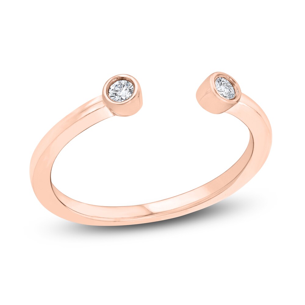 Diamond Ring 1/15 ct tw Round 10K Rose Gold Hnv9zz0d Diamond Ring 1/15 ct tw Round 10K Rose Gold Hnv9zz0d