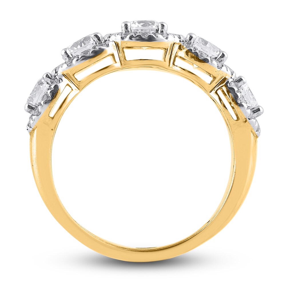 Diamond Anniversary Band 2 ct tw Round 14K Yellow Gold I3bgPp8y