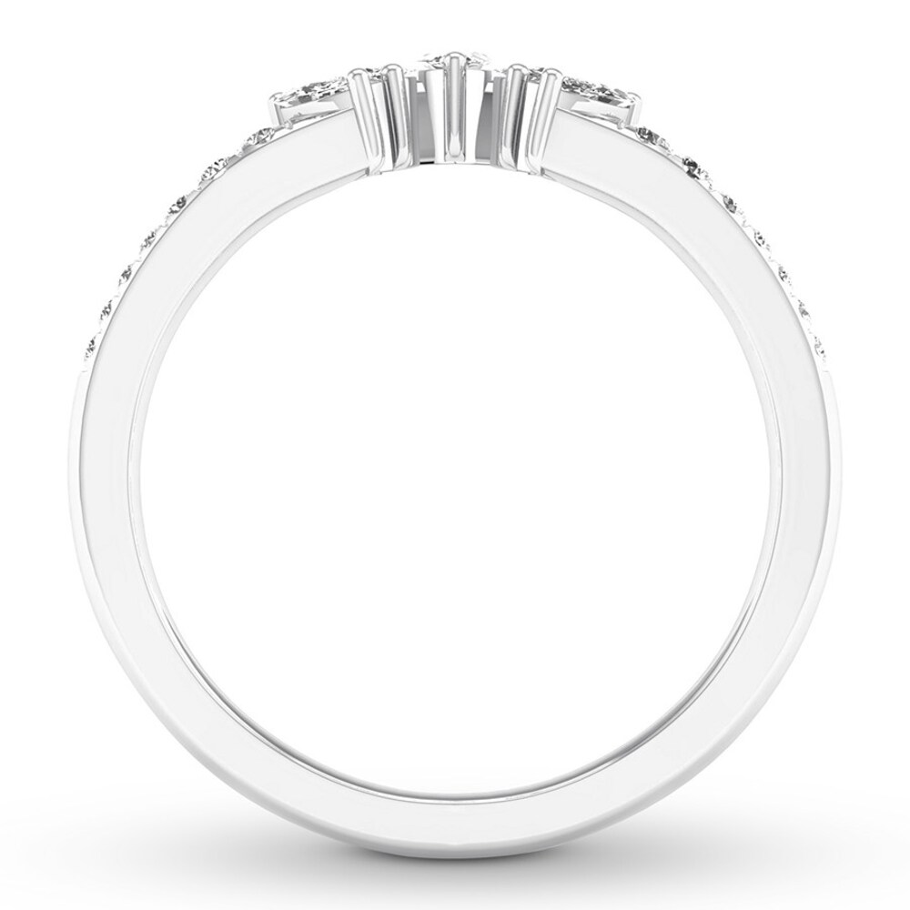 Diamond Contour Ring 1/3 ct tw Marquise/Round 14K White Gold I3xxFY03 Diamond Contour Ring 1/3 ct tw Marquise/Round 14K White Gold I3xxFY03