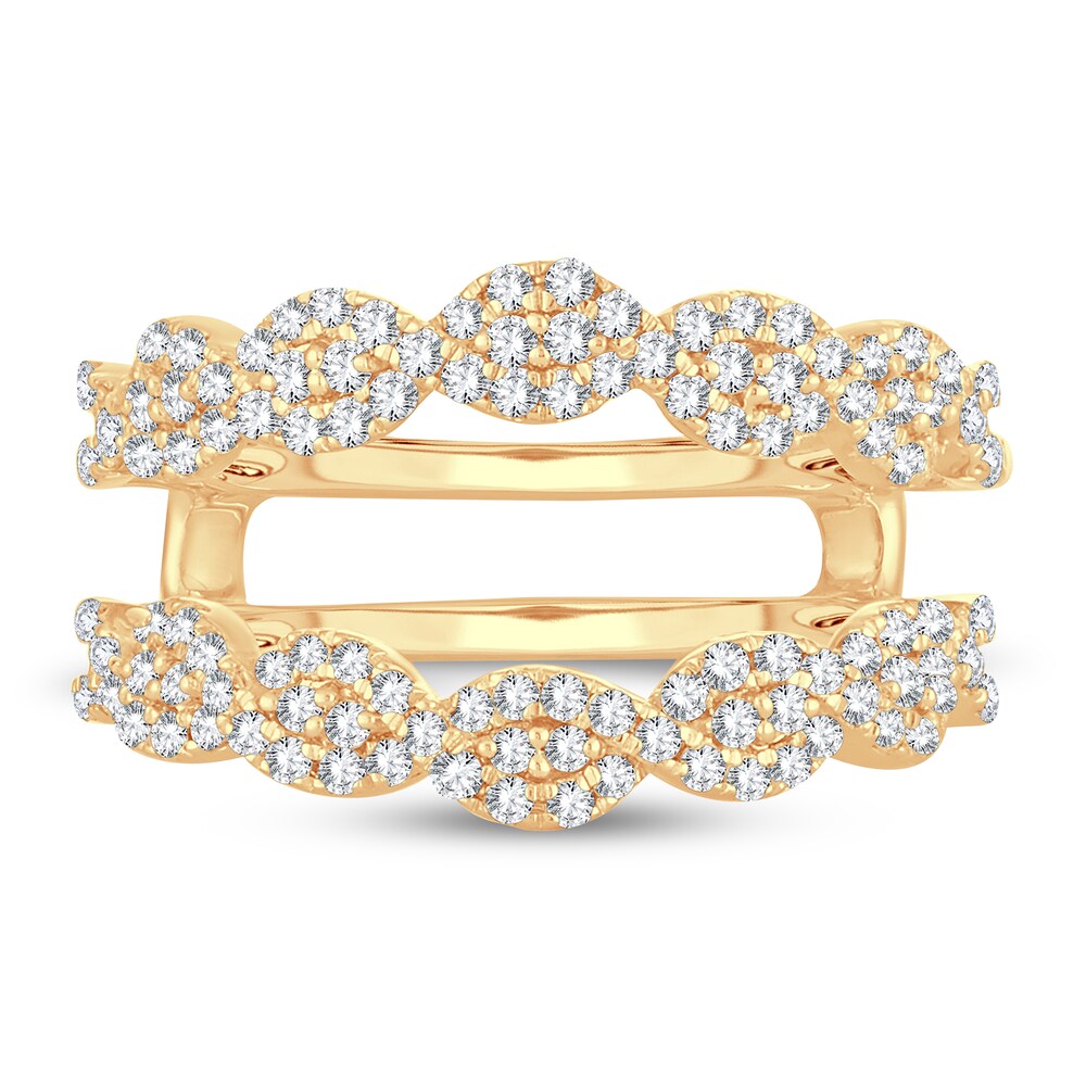 Diamond Enhancer Ring 5/8 ct tw Round 14K Yellow Gold I5tgWFxn Diamond Enhancer Ring 5/8 ct tw Round 14K Yellow Gold I5tgWFxn