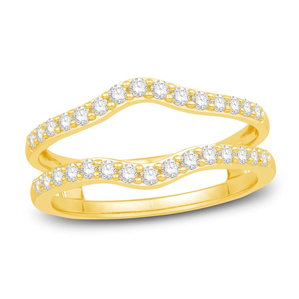 Diamond Anniversary Enhancer Band 1/2 ct tw Round 14K Yellow Gold I9EYLgJ9 Diamond Anniversary Enhancer Band 1/2 ct tw Round 14K Yellow Gold I9EYLgJ9