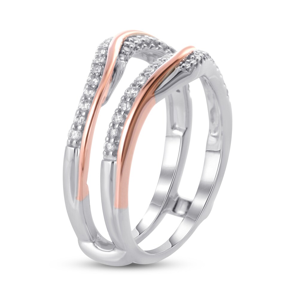 Diamond Enhancer Ring 1/3 ct tw Round 14K Two-Tone Gold I9wa56ms Diamond Enhancer Ring 1/3 ct tw Round 14K Two-Tone Gold I9wa56ms