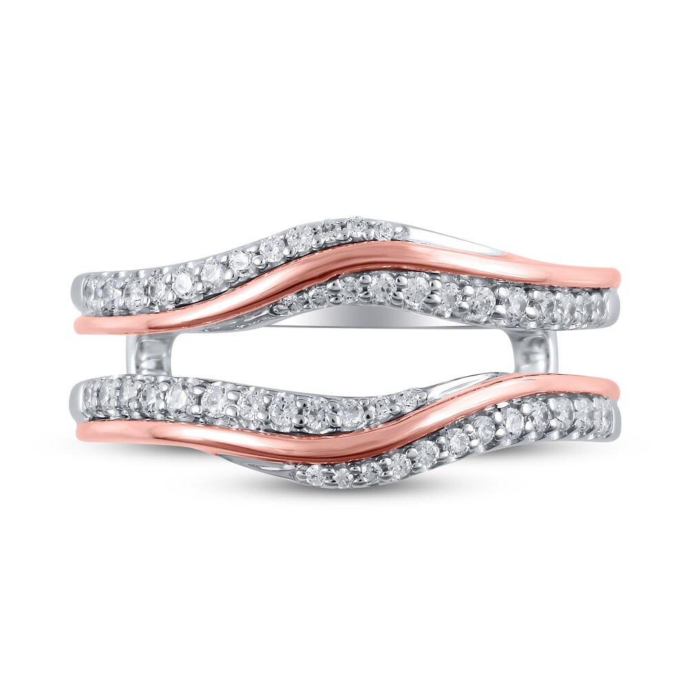 Diamond Enhancer Ring 1/3 ct tw Round 14K Two-Tone Gold I9wa56ms Diamond Enhancer Ring 1/3 ct tw Round 14K Two-Tone Gold I9wa56ms