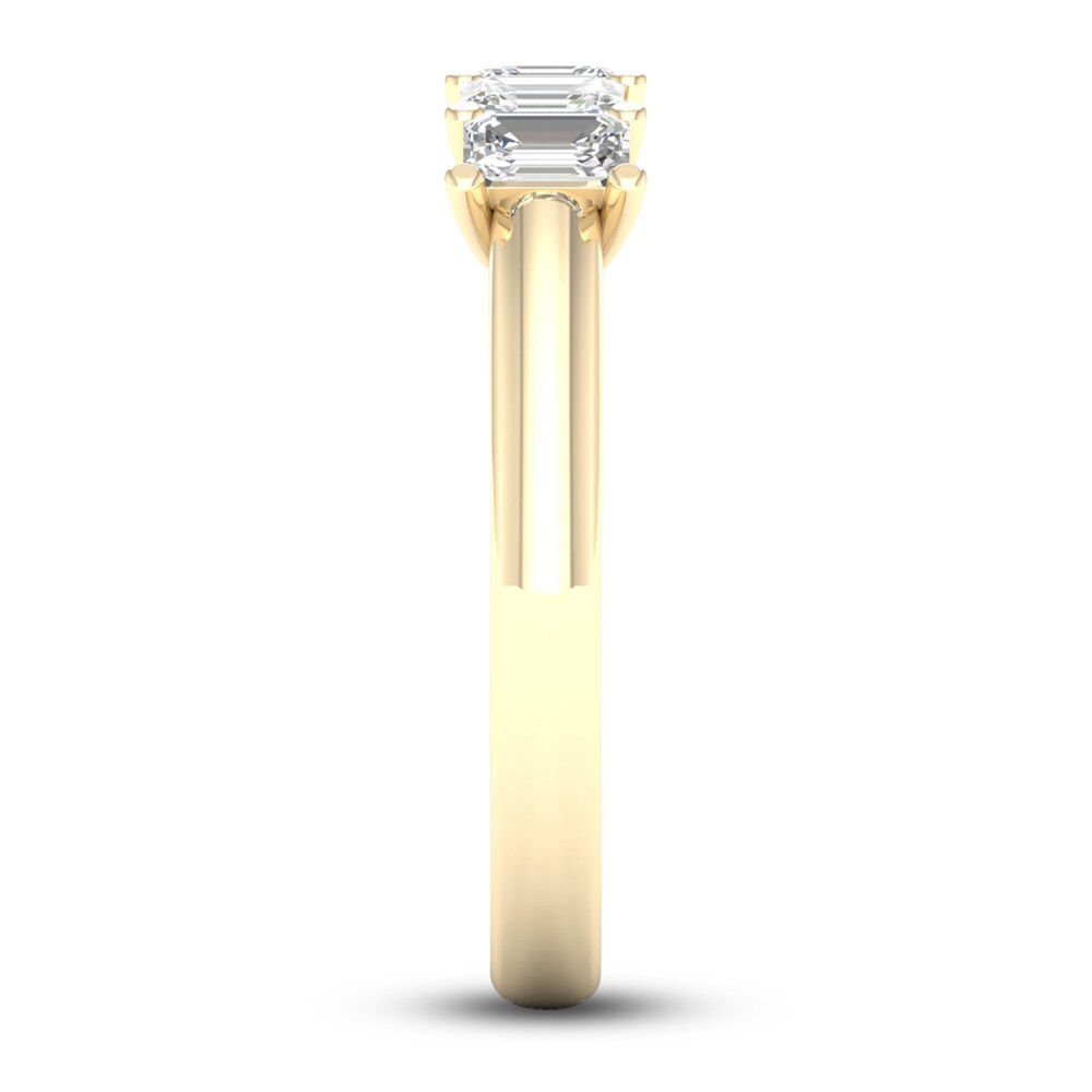 Diamond 5-Stone Anniversary Band 1 ct tw Emerald 14K Yellow Gold ICsfXGSo Diamond 5-Stone Anniversary Band 1 ct tw Emerald 14K Yellow Gold ICsfXGSo