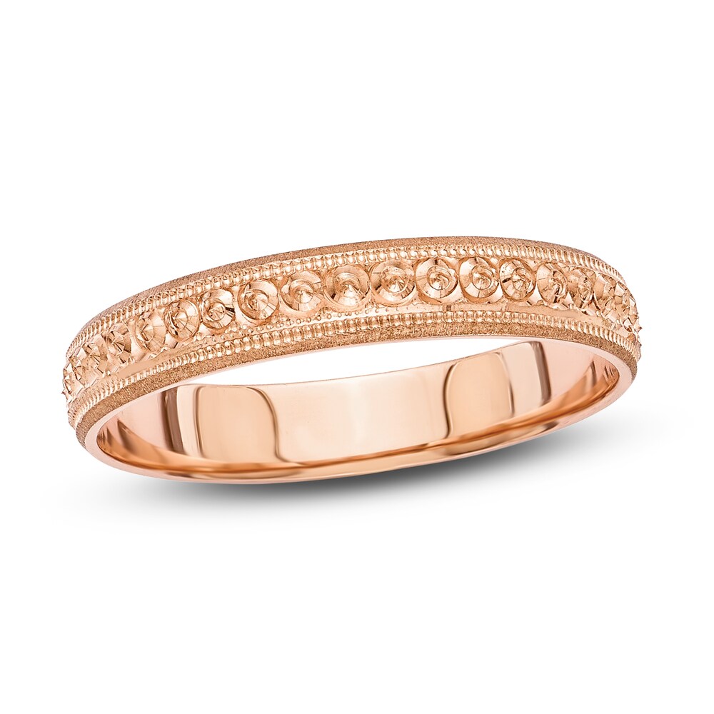 Design Wedding Band 14K Rose Gold IKL2PZAS Design Wedding Band 14K Rose Gold IKL2PZAS