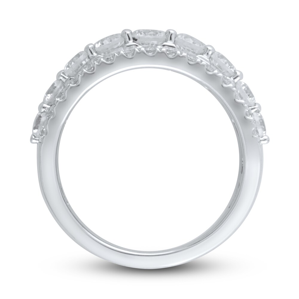 Lab-Created Diamond Anniversary Band 2 ct tw Round 14K White Gold ILhZJryX Lab-Created Diamond Anniversary Band 2 ct tw Round 14K White Gold ILhZJryX