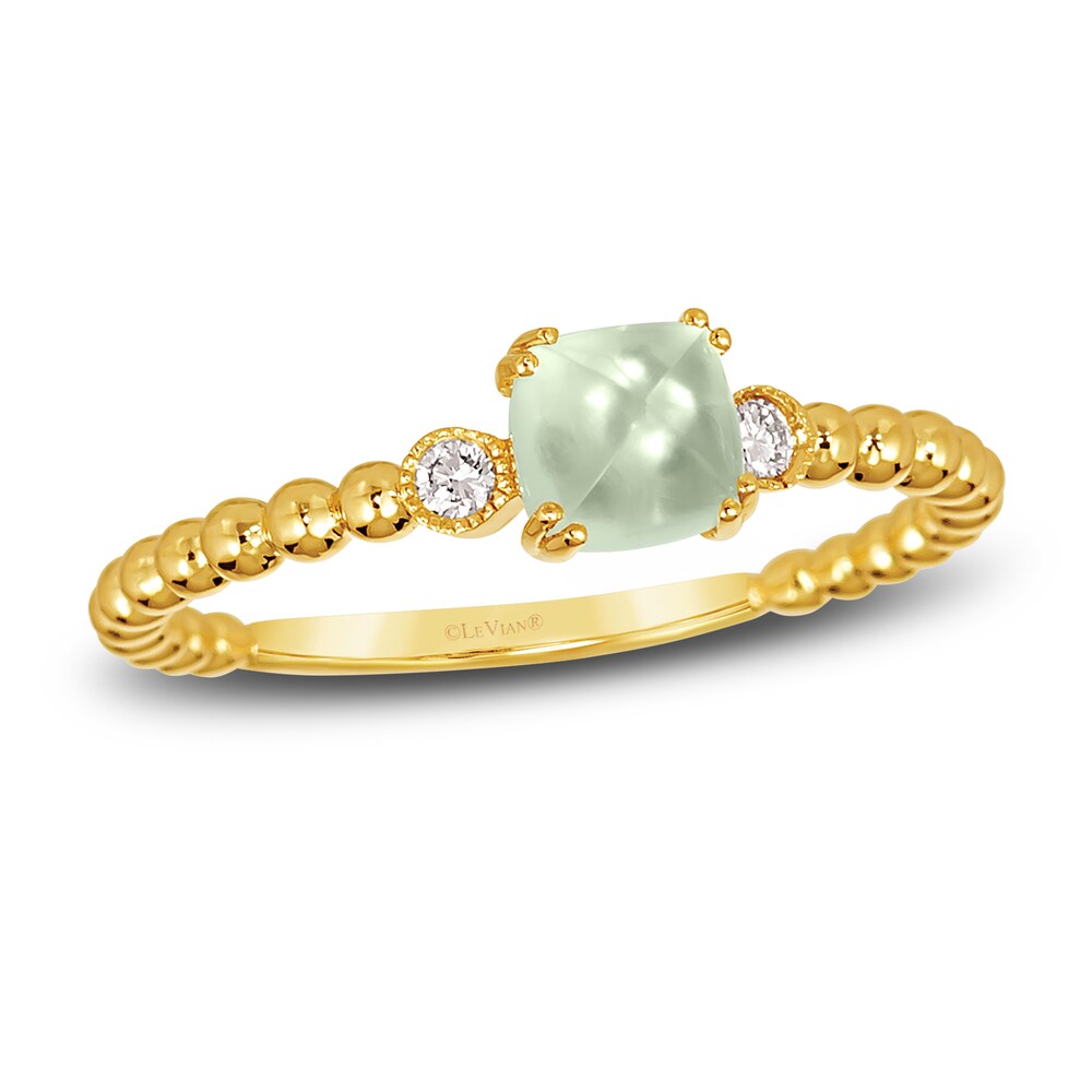 Le Vian Natural Prehnite Ring 1/20 ct tw Diamonds 14K Honey Gold IOpN0qHW Le Vian Natural Prehnite Ring 1/20 ct tw Diamonds 14K Honey Gold IOpN0qHW