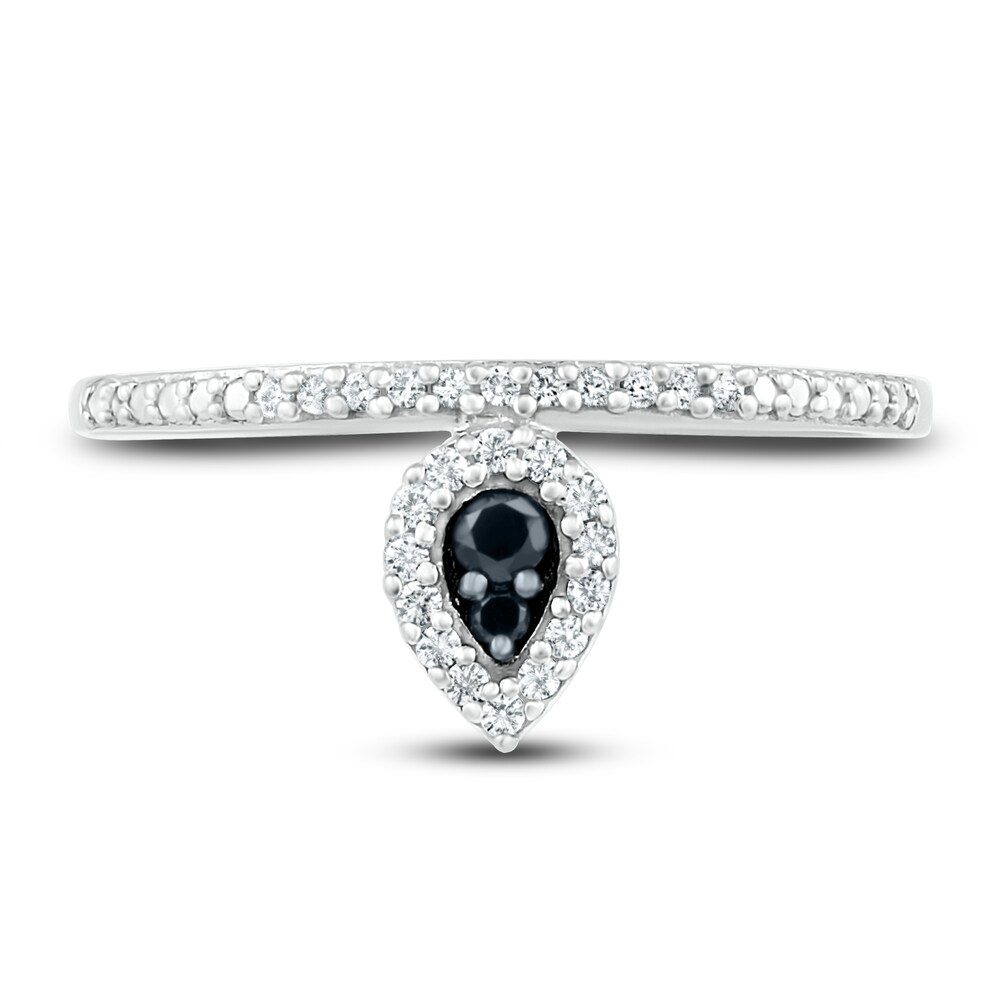 Black Diamond Promise Ring 1/5 ct tw Round 10K White Gold IP9hXL8O Black Diamond Promise Ring 1/5 ct tw Round 10K White Gold IP9hXL8O