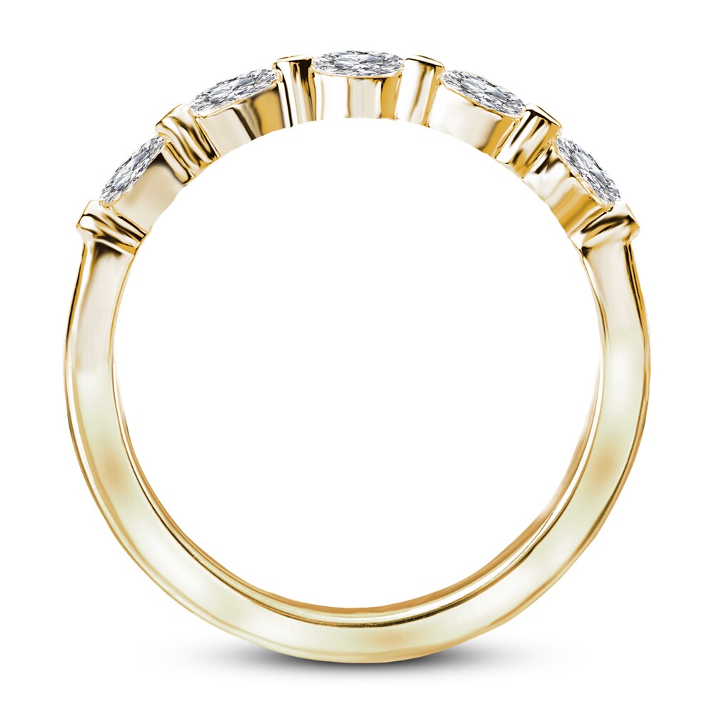 Diamond Anniversary Ring 1/4 ct tw Round 14K Yellow Gold IhPCEdIP Diamond Anniversary Ring 1/4 ct tw Round 14K Yellow Gold IhPCEdIP