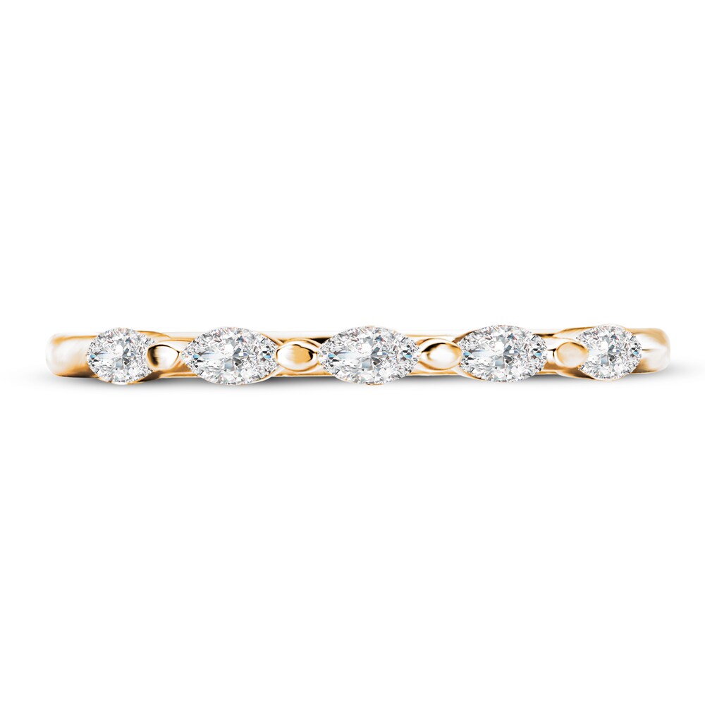 Diamond Anniversary Ring 1/4 ct tw Round 14K Yellow Gold IhPCEdIP Diamond Anniversary Ring 1/4 ct tw Round 14K Yellow Gold IhPCEdIP
