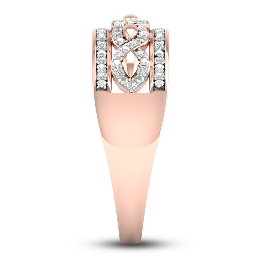 Diamond Wedding Band 1/8 ct tw Round 14K Rose Gold IhyNeK4p Diamond Wedding Band 1/8 ct tw Round 14K Rose Gold IhyNeK4p