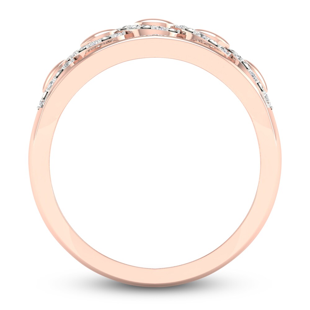 Diamond Wedding Band 1/8 ct tw Round 14K Rose Gold IhyNeK4p Diamond Wedding Band 1/8 ct tw Round 14K Rose Gold IhyNeK4p