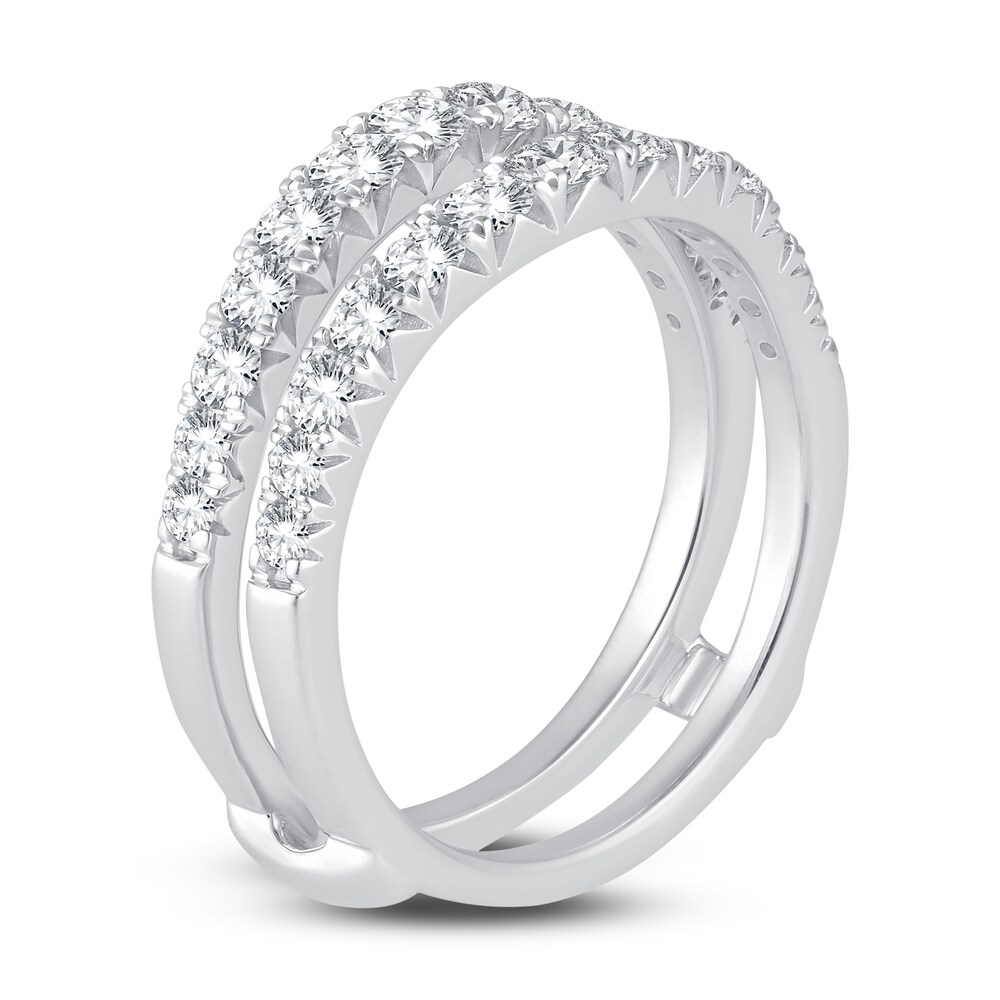 Diamond Enhancer Ring 1 ct tw Round 14K White Gold IoVxGGvh Diamond Enhancer Ring 1 ct tw Round 14K White Gold IoVxGGvh