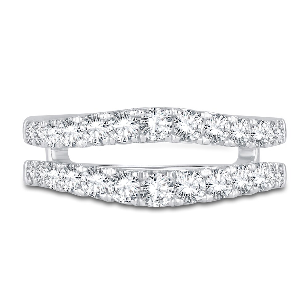 Diamond Enhancer Ring 1 ct tw Round 14K White Gold IoVxGGvh Diamond Enhancer Ring 1 ct tw Round 14K White Gold IoVxGGvh