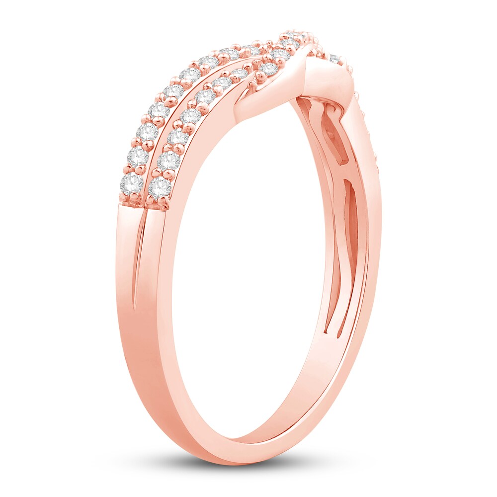 Diamond Contour Ring 1/4 ct tw Round 14K Rose Gold Iolt2qbY Diamond Contour Ring 1/4 ct tw Round 14K Rose Gold Iolt2qbY