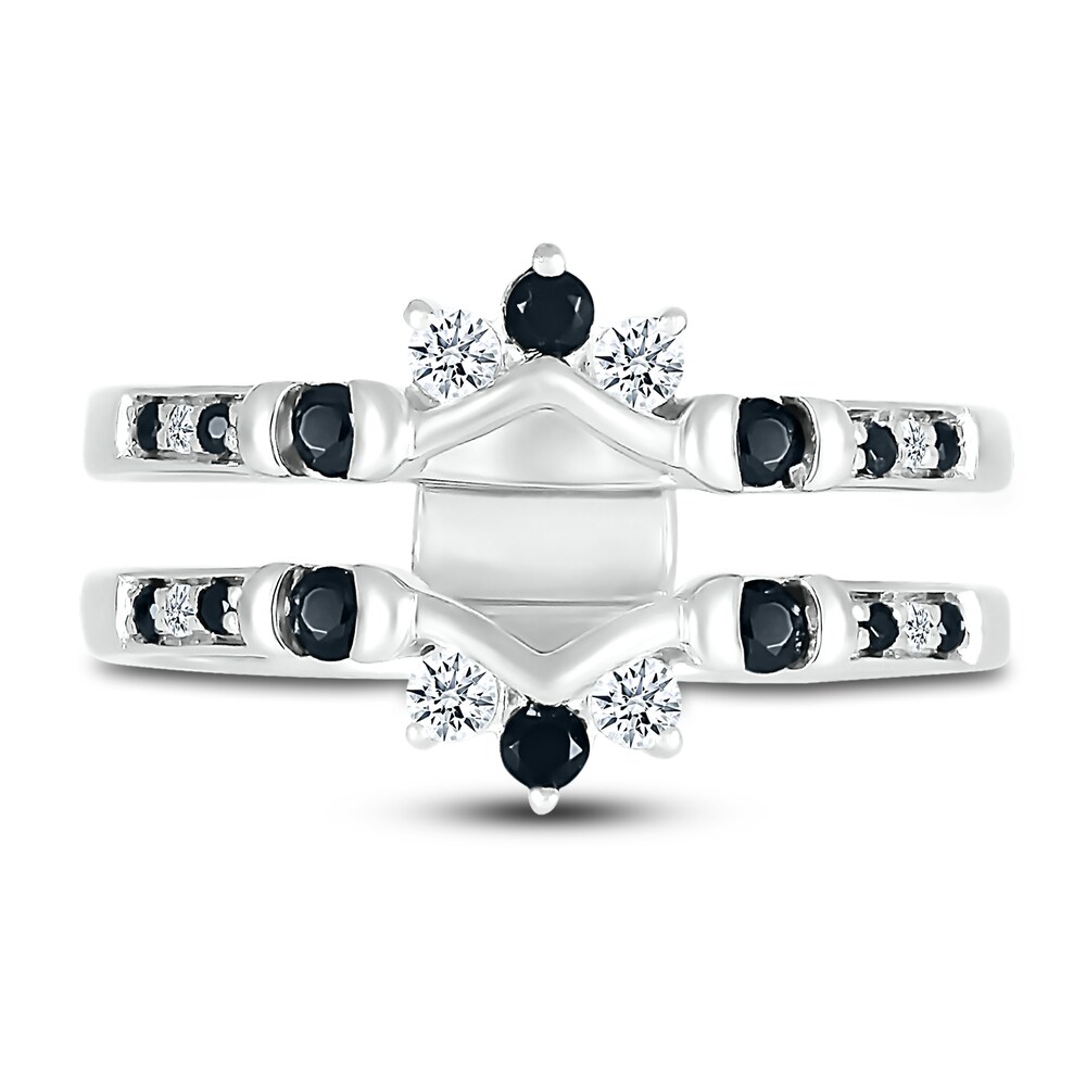 Black Diamond Anniversary Enhancer Ring 3/8 ct tw Round 10K White Gold Ivx1pQoI Black Diamond Anniversary Enhancer Ring 3/8 ct tw Round 10K White Gold Ivx1pQoI