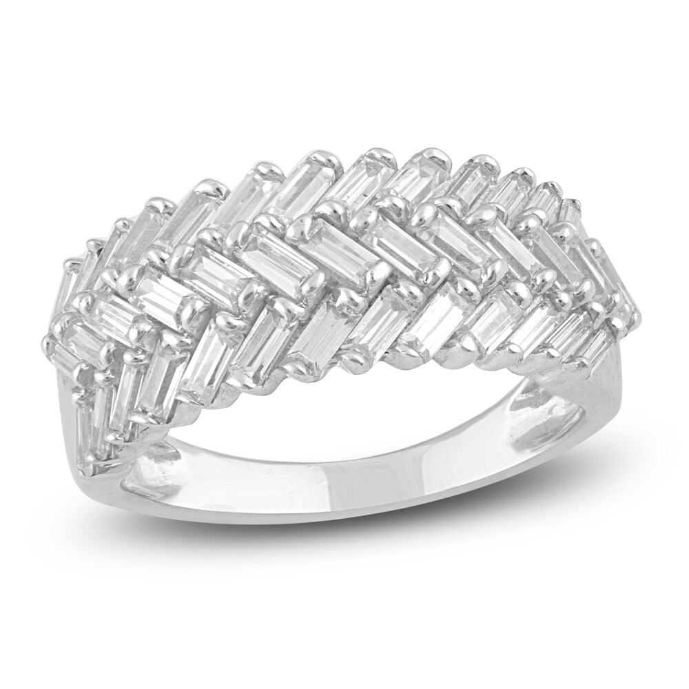 Diamond Anniversary Band 1 ct tw Baguette 14K White Gold J6obddsX Diamond Anniversary Band 1 ct tw Baguette 14K White Gold J6obddsX