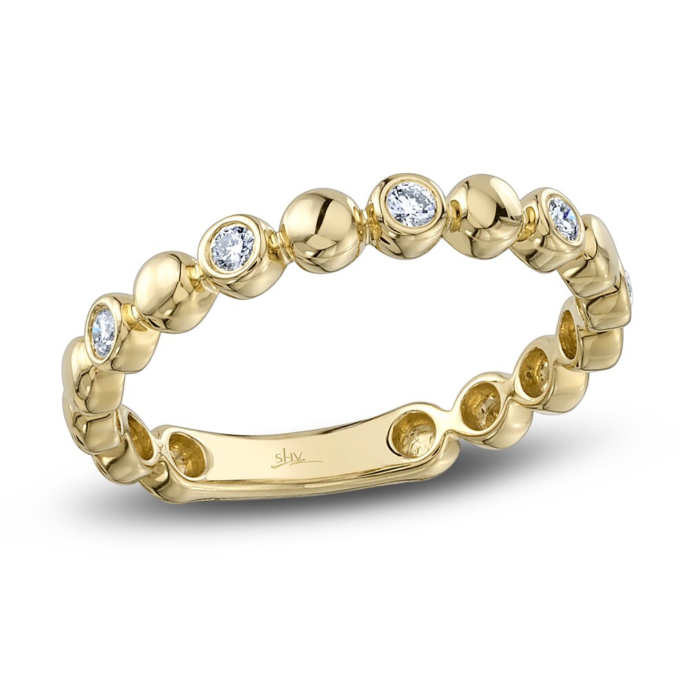Shy Creation Diamond Ring 1/10 ct tw Round 14K Yellow Gold SC55022388 J923JrfP Shy Creation Diamond Ring 1/10 ct tw Round 14K Yellow Gold SC55022388 J923JrfP