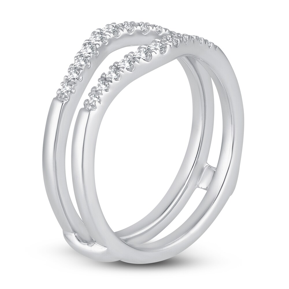 Diamond Enhancer Ring 1/5 ct tw Round 14K White Gold JDQ6rDa5 Diamond Enhancer Ring 1/5 ct tw Round 14K White Gold JDQ6rDa5