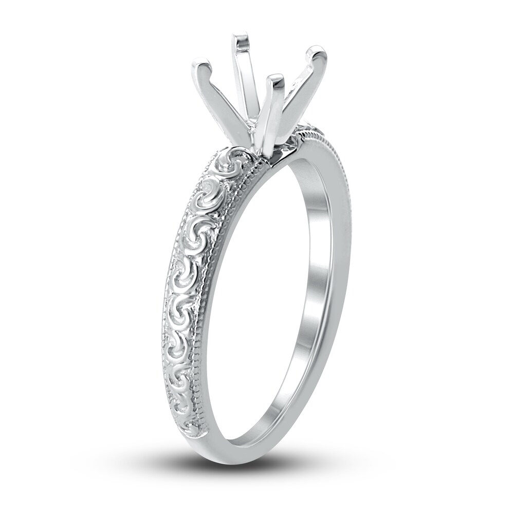 Diamond Ring Setting 14K White Gold JLvvnp9l Diamond Ring Setting 14K White Gold JLvvnp9l
