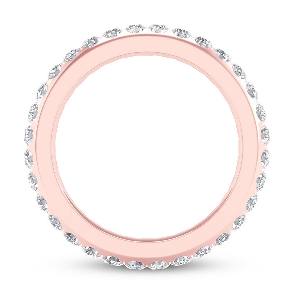 Diamond Eternity Band 1 ct tw Round 14K Rose Gold JMeMQezb Diamond Eternity Band 1 ct tw Round 14K Rose Gold JMeMQezb