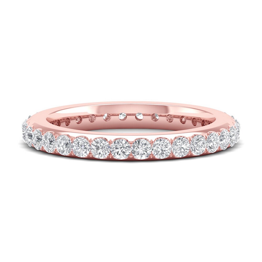 Diamond Eternity Band 1 ct tw Round 14K Rose Gold JMeMQezb Diamond Eternity Band 1 ct tw Round 14K Rose Gold JMeMQezb